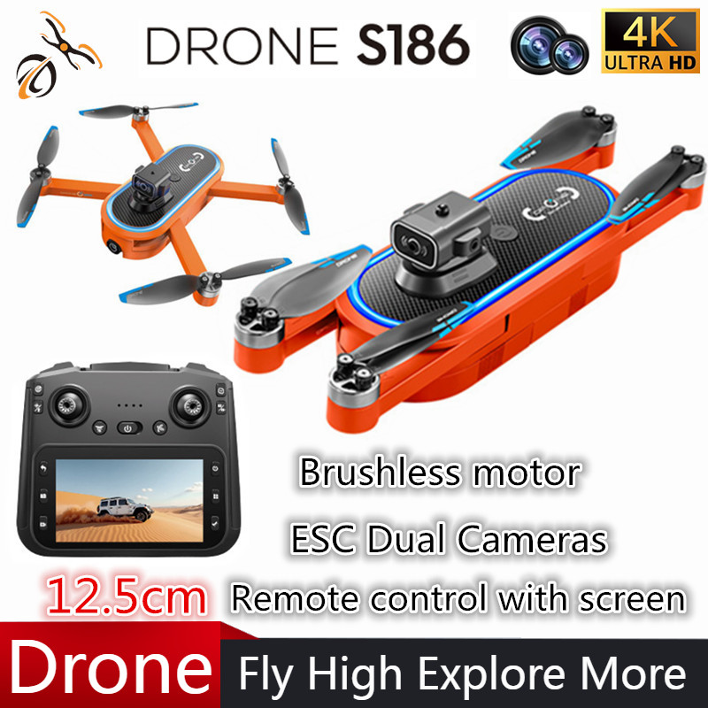 Drone Camera 4K - 2025 S186 Drone Profesyonel 4 K