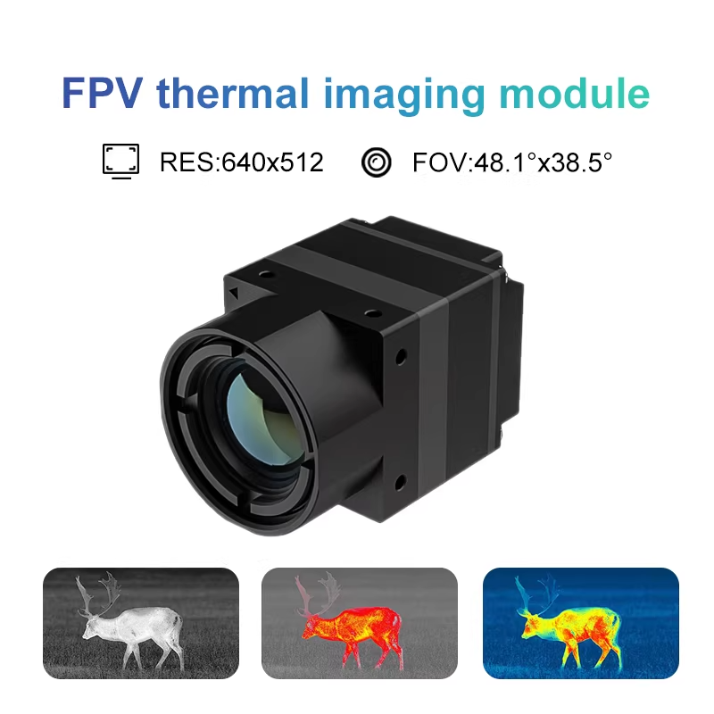 Drone Camera Thermal - FPV Termal Kamera CVBS Arayüzü 256/384/640