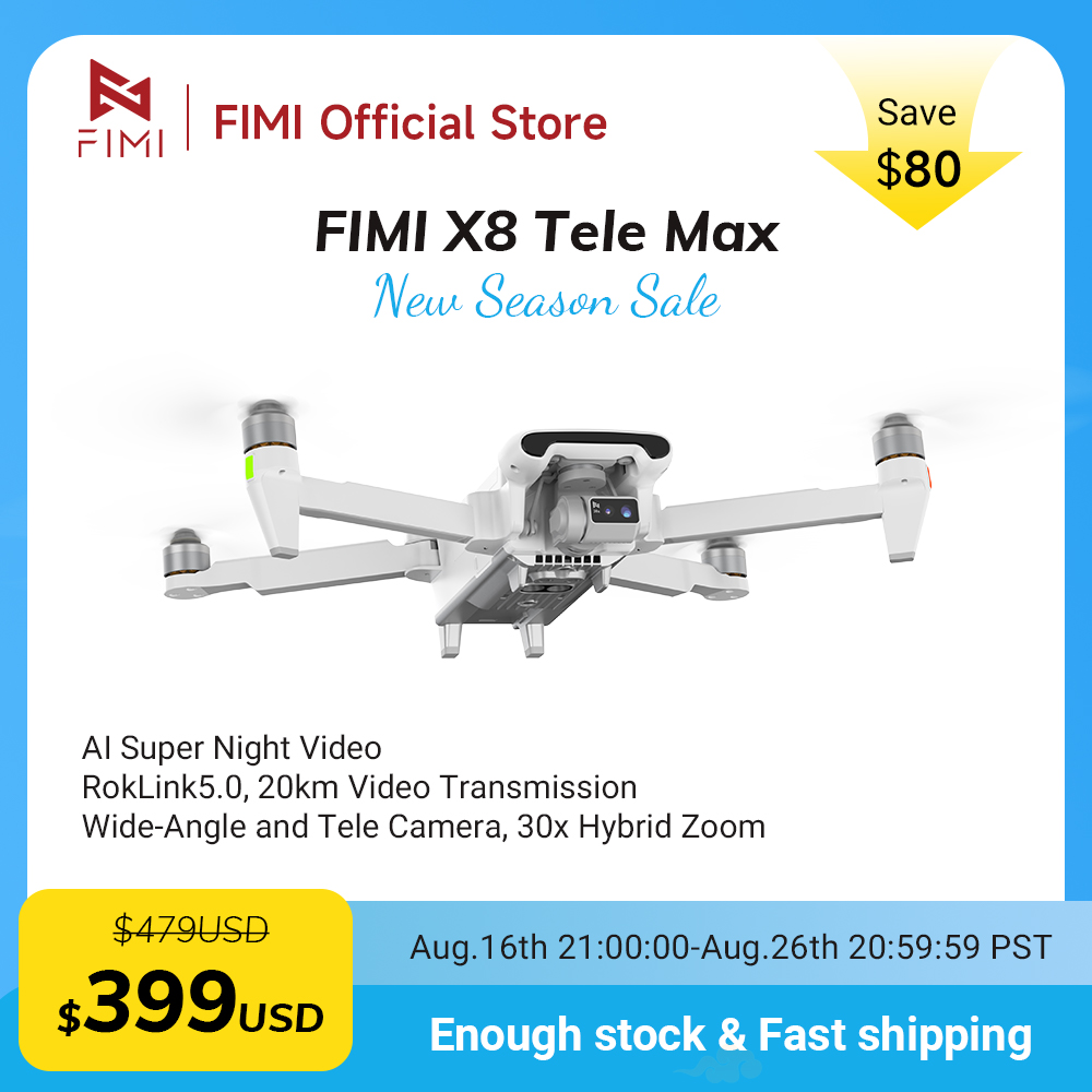 Drone Camera Wide Angle - FIMI X8 Tele Max Drone 1/2