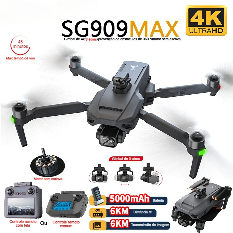 Drone Camera 4K - ZLL SG909 SG909MAX 4K Kameralı Profesyonel