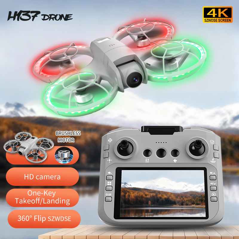 Drone Camera Professional - H137 PRO RC Drone 4K Profesyonel