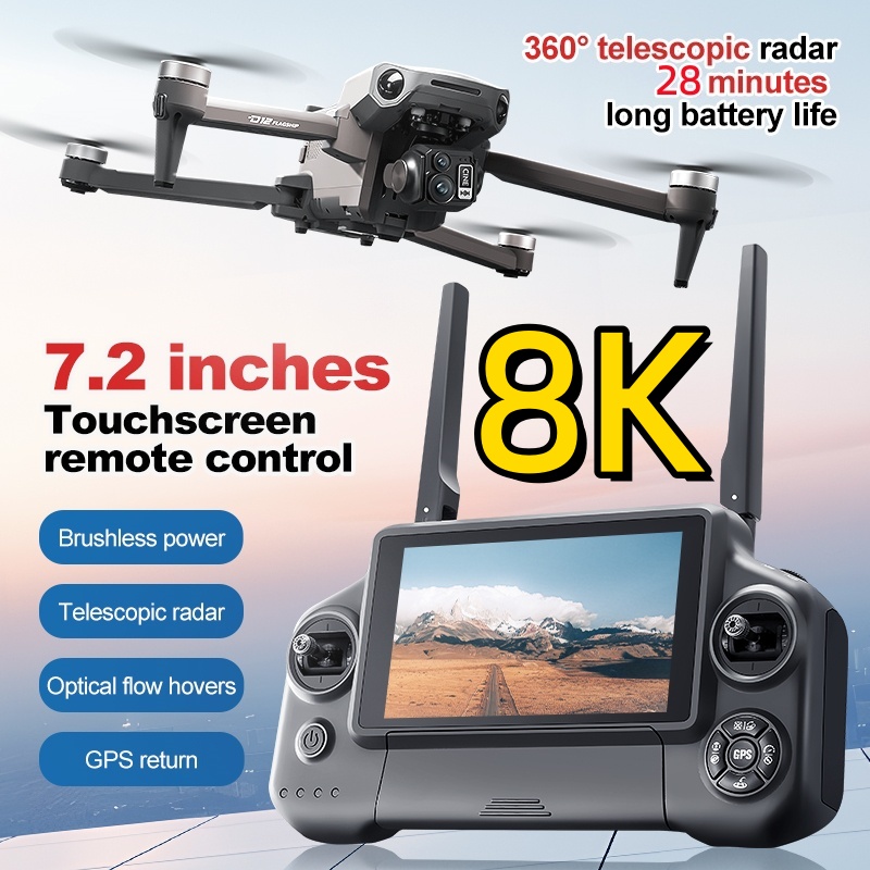 8K 3 Eksenli Gimbal Fırçasız 7 - Drone Camera With Gimbal incelemesi ve fiyatı