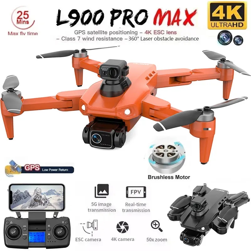 L900 Pro MAX GPS Drone 4K Prof - Drone Camera Professional incelemesi ve fiyatı