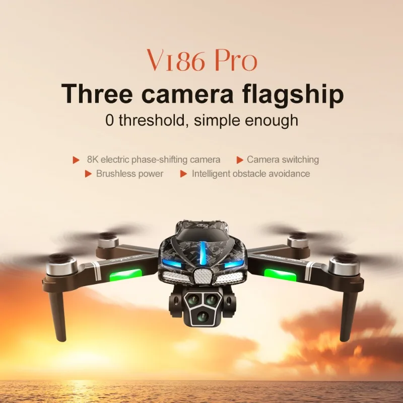 Yeni V186 Pro Drone Profesyone - Drone Camera With Gimbal incelemesi ve fiyatı