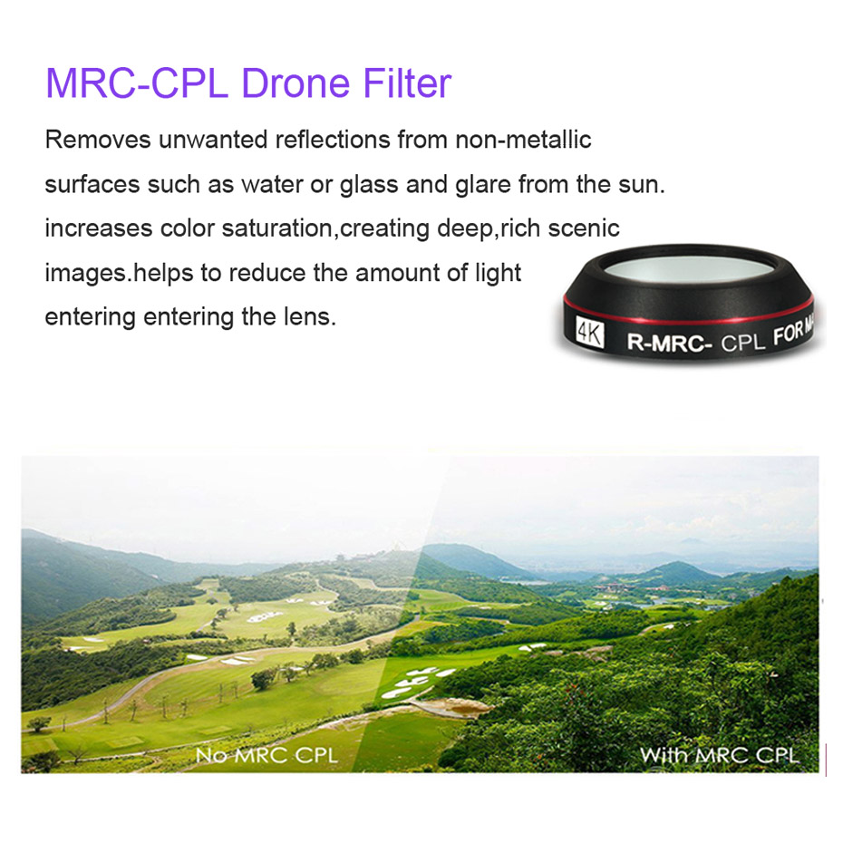 Drone filtre DJI Mavic Pro CPL - Drone Camera Filter incelemesi ve fiyatı