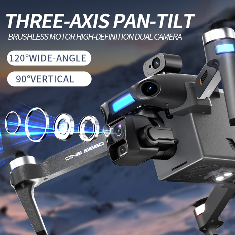2026 Yeni 8K Çift Kameralı Dro - Drone Camera With Gimbal incelemesi ve fiyatı
