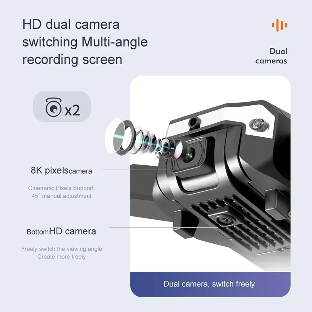 G6 pro Drone, 8K Çift Kamera,  - Drone Camera Mount incelemesi ve fiyatı
