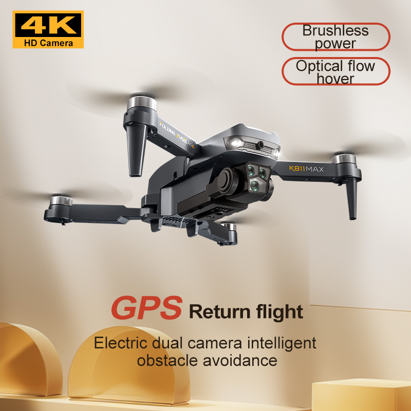 K811MAX Fırçasız Drone 4K HD K - Drone Camera 4K incelemesi ve fiyatı