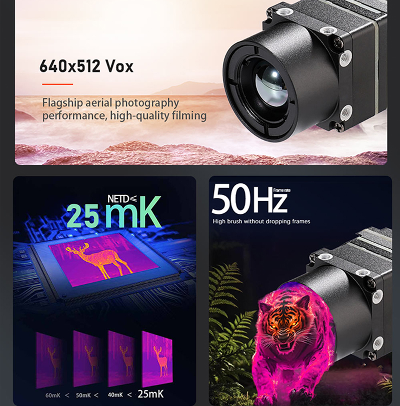 Yeni Gelen 640x512 FPV Drone T - Drone Camera Thermal incelemesi ve fiyatı