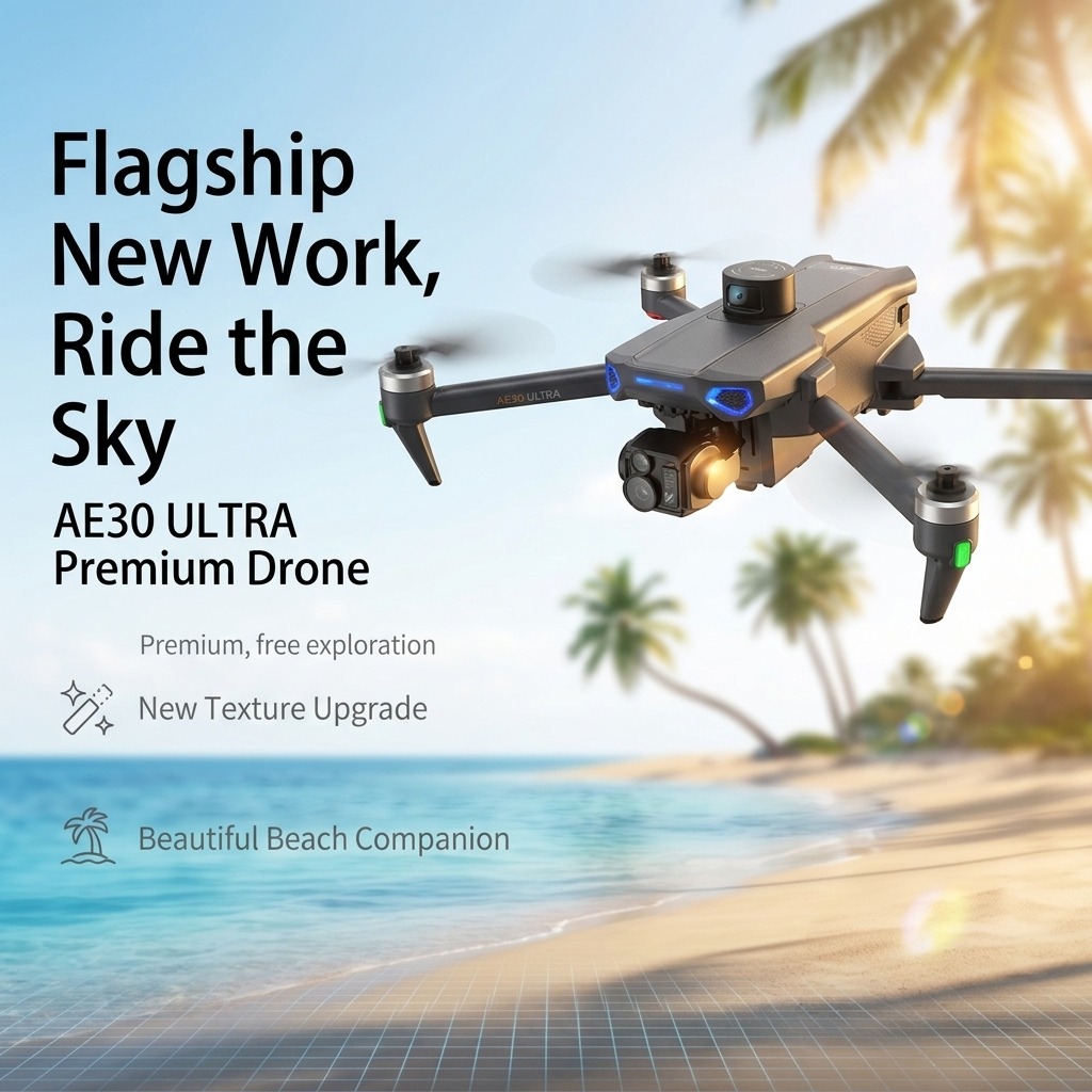 YENİ AE30 Ultra GPS Drone 4K P - Drone Camera With Gimbal incelemesi ve fiyatı
